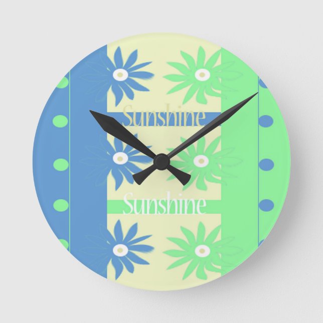 Horloge Ronde Sunshine Knick Knat (Recto)