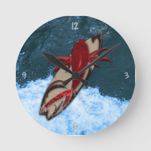 Horloge Ronde Surf's up Round Clock
