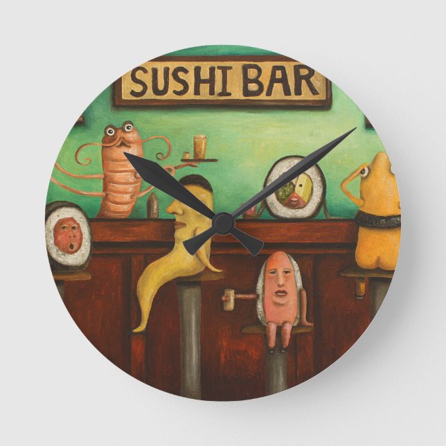 Horloge Ronde Sushi Bar (Recto)