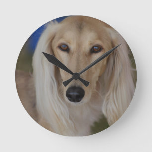 Horloge Ronde Sweet Saluki
