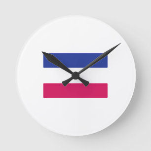 HORLOGE RONDE SYMBOLE ANDROGYNE
