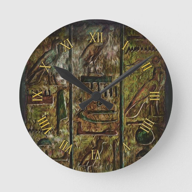 Horloge Ronde Symbole d'Egyptian (Recto)
