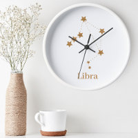 Symbole moderne Zodiac Gold Libra | Air de l'éléme