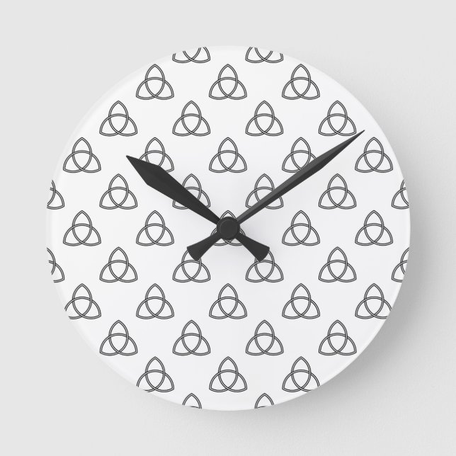 Horloge Ronde Symbole Triquetra Vesica (Recto)