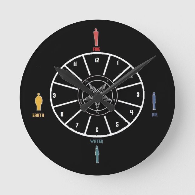 Horloge Ronde Synthétiseur de LaVey (Recto)