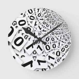 HORLOGE RONDE SYSTÈME BINAIRE