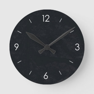Horloge Ronde Tableau noir personnalisé