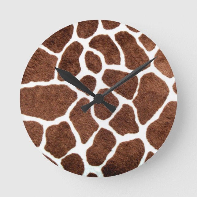 Horloge Ronde Taches de girafe (Recto)