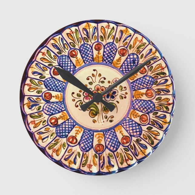 Horloge Ronde Talavera Tapas Two (Recto)