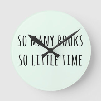 Horloge Ronde Tant De Livres Si Peu De Temps