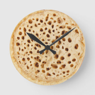 Horloge Ronde Tapis blanc