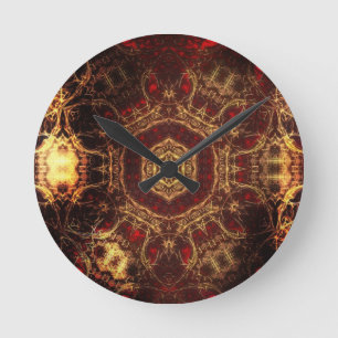 Horloge Ronde Tapis Oriental