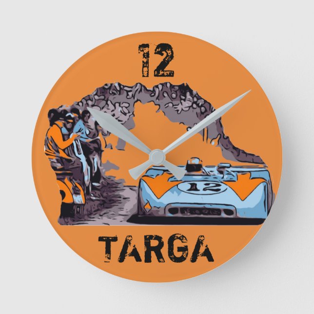 HORLOGE RONDE TARGA FLORIO RACE (Recto)