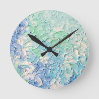 Horloge Ronde tasse à café paradis tropical