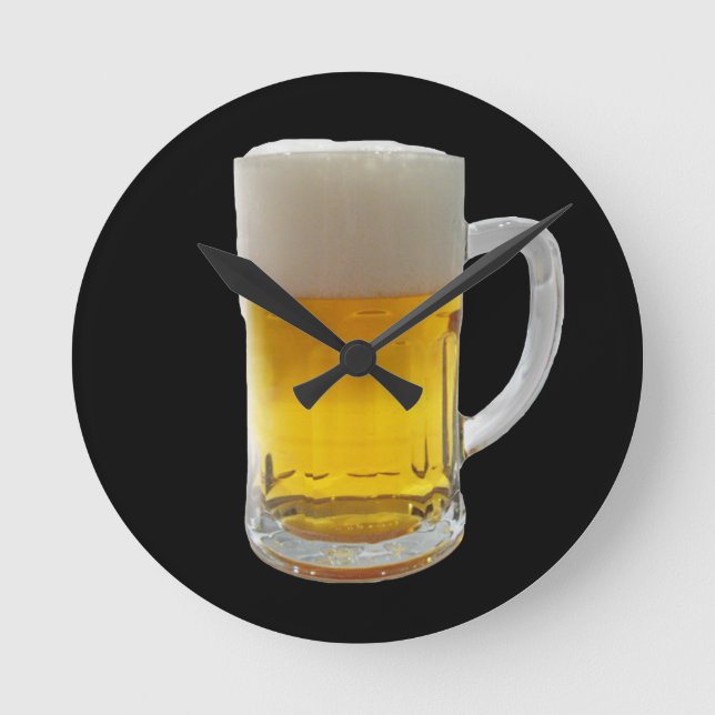 Horloge Ronde Tasse de bière (Recto)