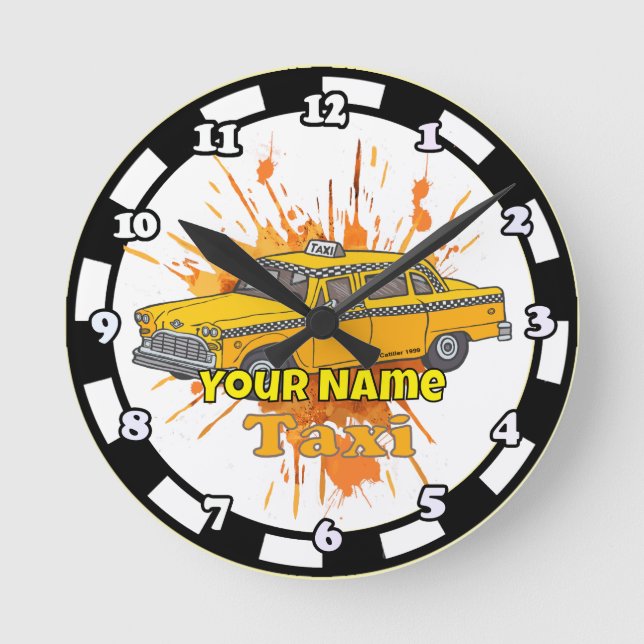 Horloge Ronde Taxi Driver (Recto)