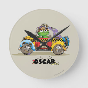 Horloge Ronde Taxi vintage Oscar