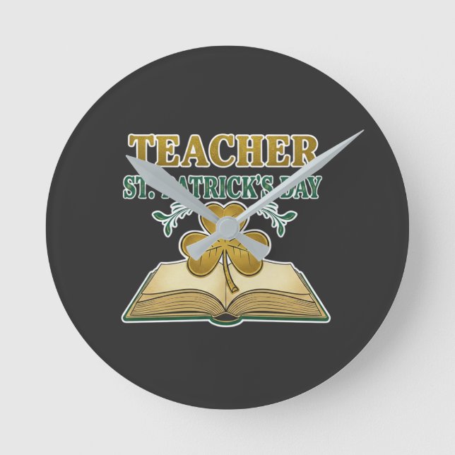 Horloge Ronde Teacher & Student Class of 2026 - Knowledge is Lig (Recto)