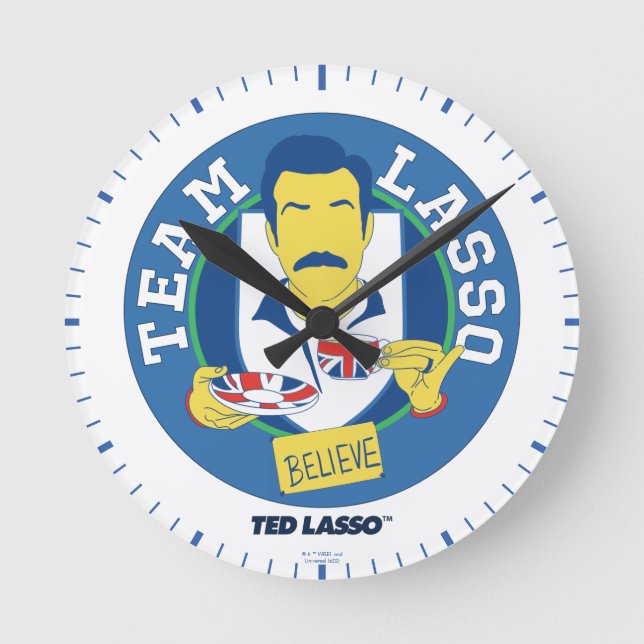 Horloge Ronde Ted Lasso | Team Lasso Tea Iconic Avatar (Recto)
