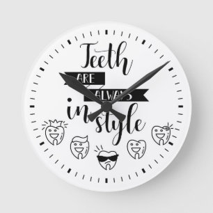 Horloge Ronde Teeth Are Always In Style