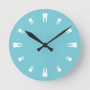 Horloge Ronde Teeth Time
