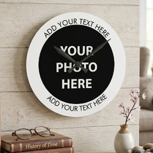 Horloge Ronde Télécharger l'image et la photo & Ajouter du texte
