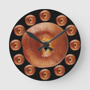 Horloge Ronde Temps bagel