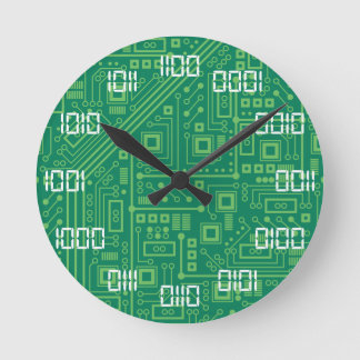 Horloge Ronde Temps binaire