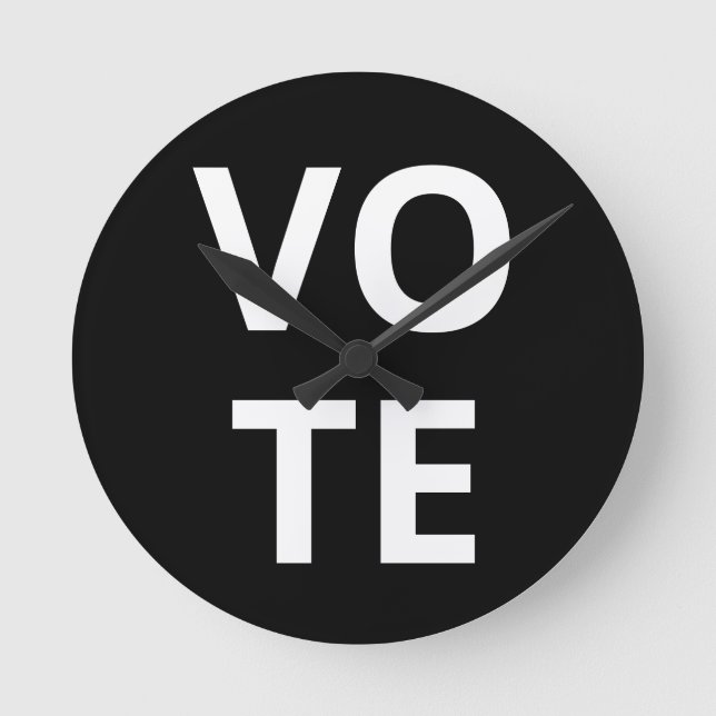 Horloge Ronde Temps de VoTE (Recto)