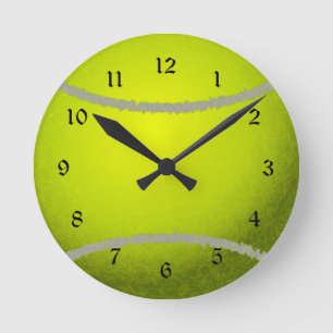 Horloge Ronde Tennis Ball