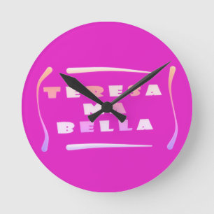 Horloge Ronde Teresa Bella a réalisé ses couleurs mixtes CHARM B