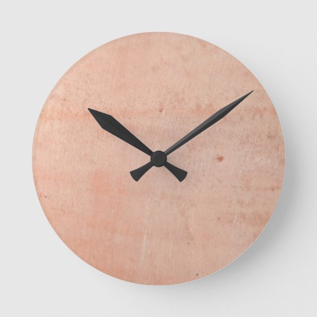 Horloge Ronde Terre cuite (Recto)
