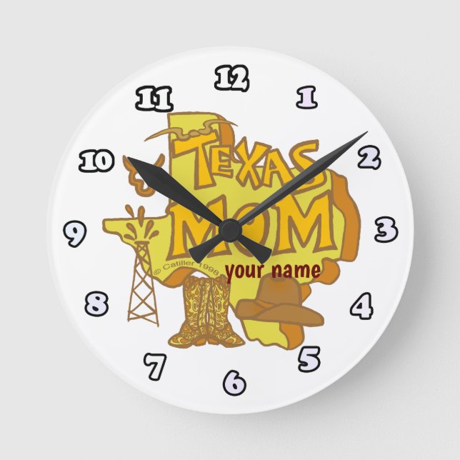 Horloge Ronde Texas Mom (Recto)