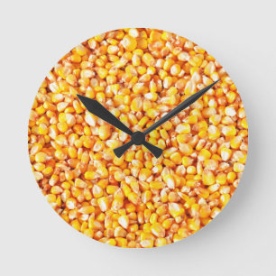 Horloge Ronde Texture de maïs