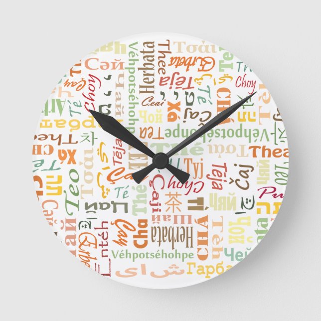 Horloge Ronde Thé (Recto)