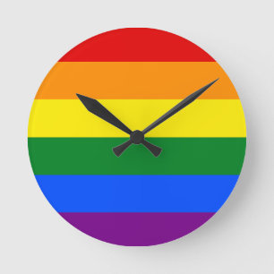 Horloge Ronde The Colors of the rainbow