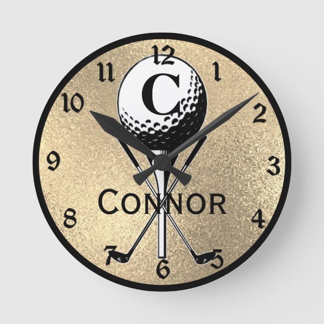 Horloge Ronde Thé Gold monogrammed (Recto)