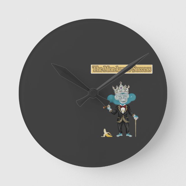 Horloge Ronde The Mon-key To success gift  (Recto)