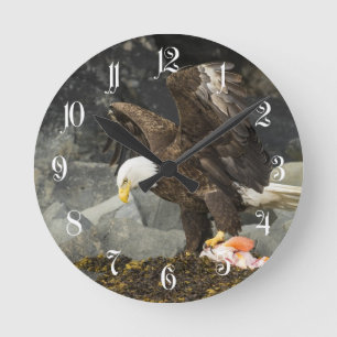 Horloge Ronde The Ultimate Bald Eagle