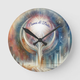 Horloge Ronde Thèmes de l'Imaginaire spirituel intemporel métaph