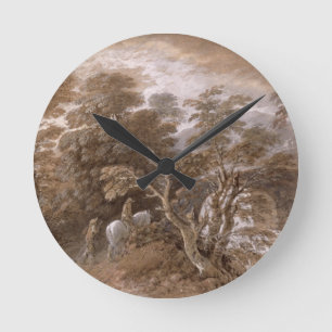 Horloge Ronde Thomas Gainsborough   une piscine de région bois