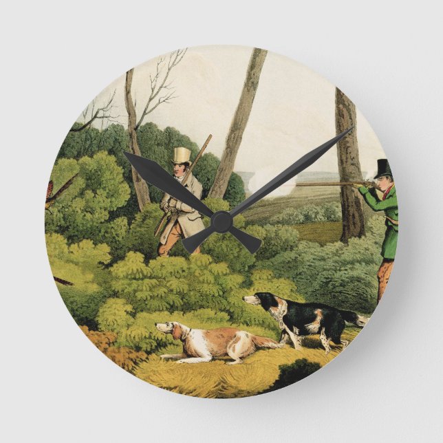Horloge Ronde "Tir de faisan", pub. par Thomas McLean, 1820 ( (Recto)