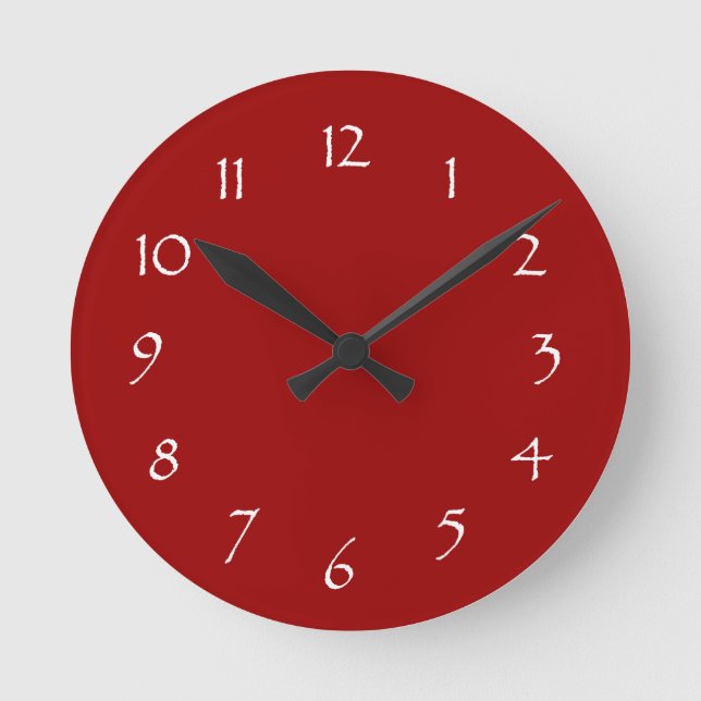 Horloge Ronde Tomate juteuse (Recto)