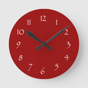 Horloge Ronde Tomate juteuse