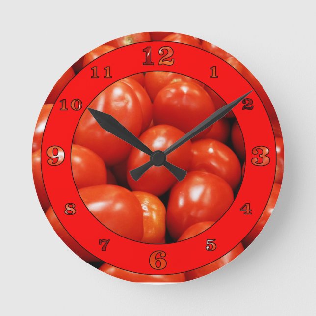 Horloge Ronde Tomatoes (Recto)