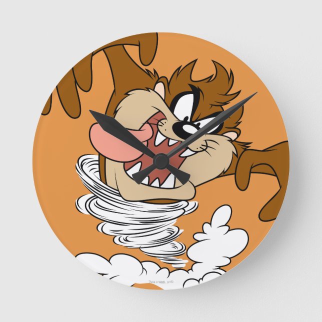 Horloge Ronde Tornade à bulles TAZ™ (Recto)