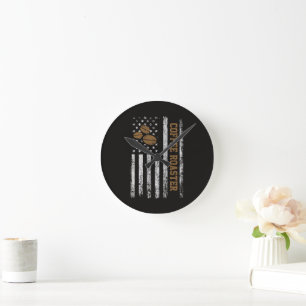 Horloge Ronde Torréfacteur de café