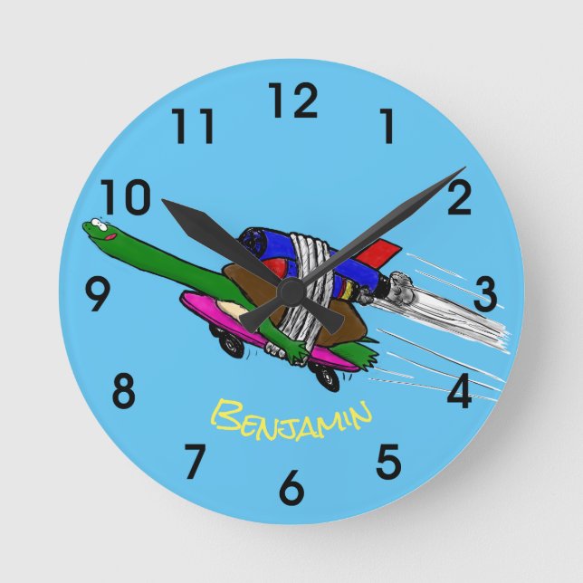 Horloge Ronde Tortue volante (Recto)