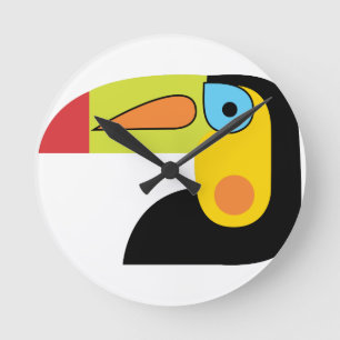 Horloge Ronde Toucan