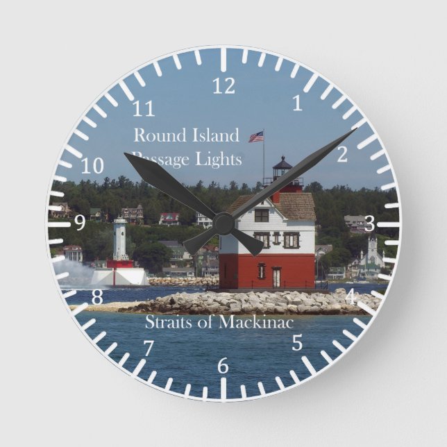 Horloge Ronde Tour Island Passage Horaire des lumières (Recto)